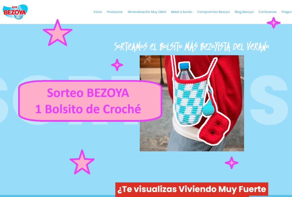 Sorteo BEZOYA de 1 Bolsito de Croché