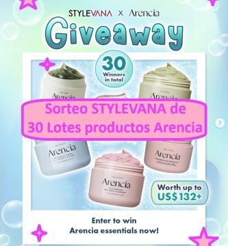 Sorteo STYLEVANA de 30 lotes productos belleza ARENCIA