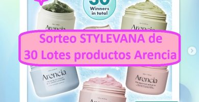 Sorteo STYLEVANA de 30 lotes productos belleza ARENCIA