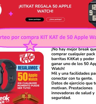 Sorteo por compra KIT KAT de 50 Apple Watch