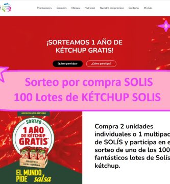 Sorteo por compra SOLIS de 100 lotes de productos