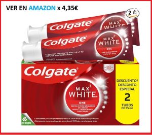 comprar pasta de dientes COLGATE Max White y pedir Reembolsos para probar gratis