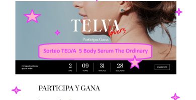 Sorteo TELVA 5 Body Serum The Ordinary
