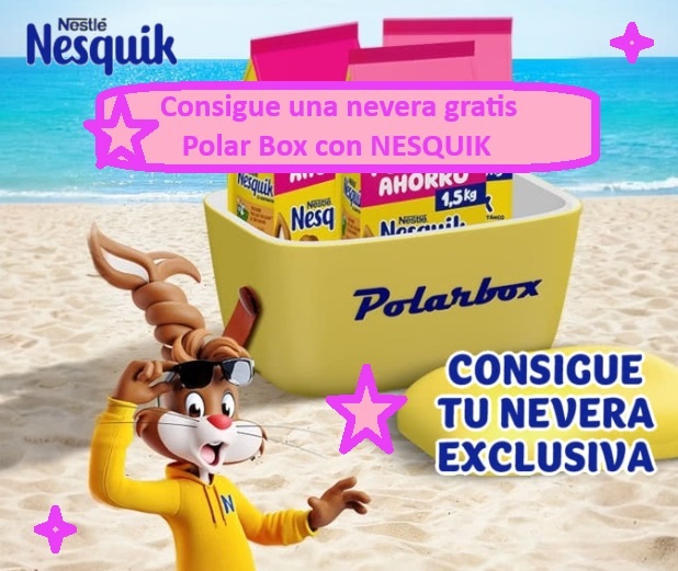 Consigue una nevera gratis POLAR BOX con Nesquik