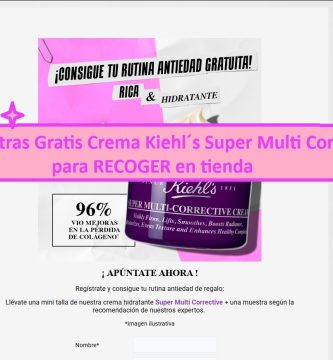 Muestras Gratis Crema Kiehl´s para RECOGER