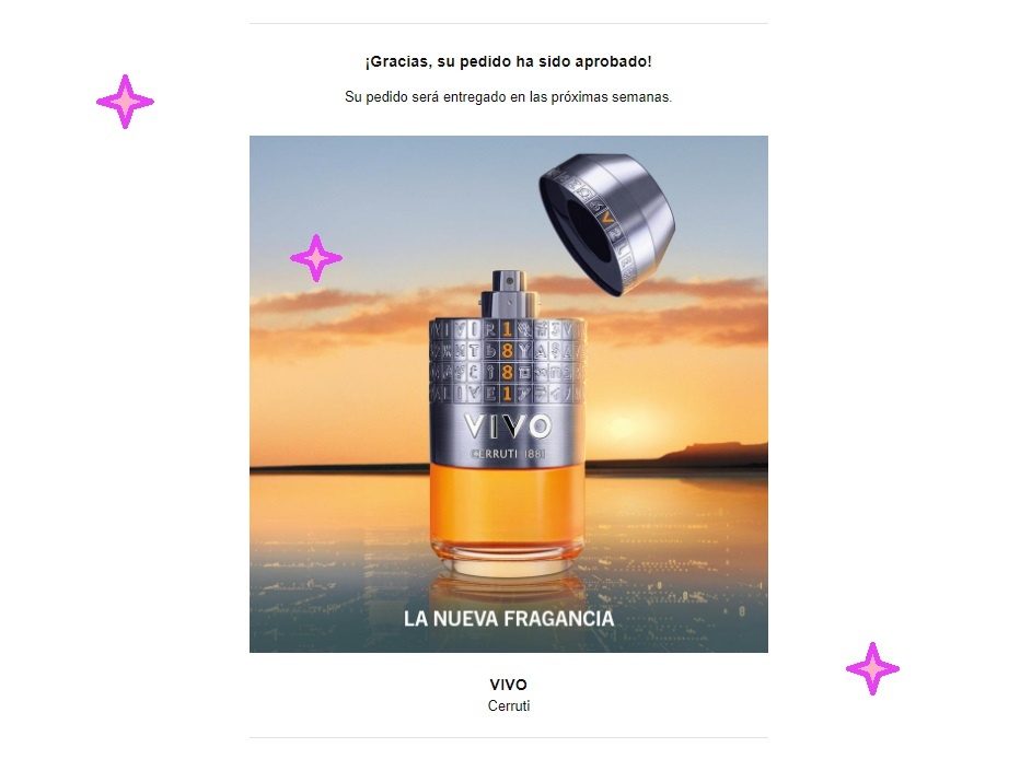 PEDIDA¡¡¡¡ Muestras Gratis y a domicilio VIVO CERRUTI 1881