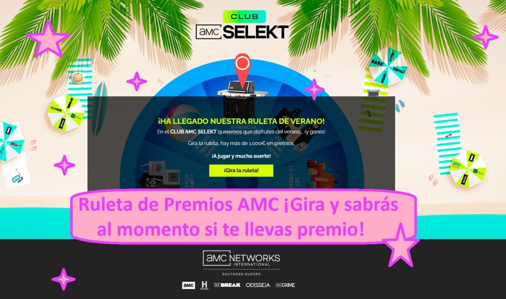 Ruleta de Premios AMC ¡Gira y sabrás al momento si te llevas premio!