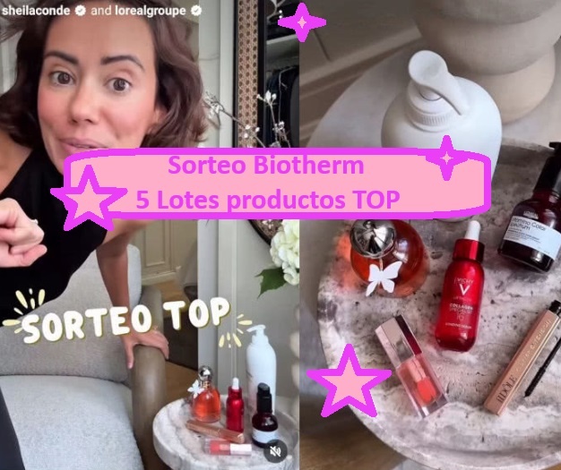 Sorteo Biotherm de 5 Lotes productos TOP