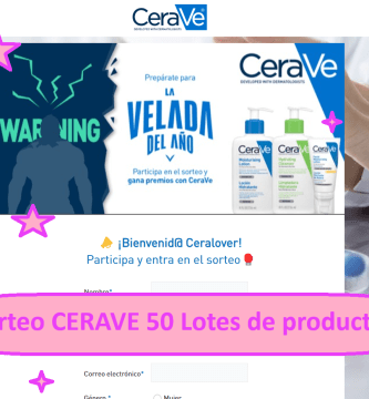 Sorteo CERAVE de 50 Lotes de productos