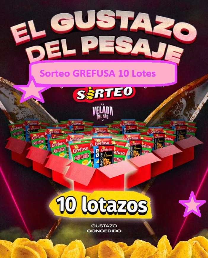 Sorteo GREFUSA 10 Lotes