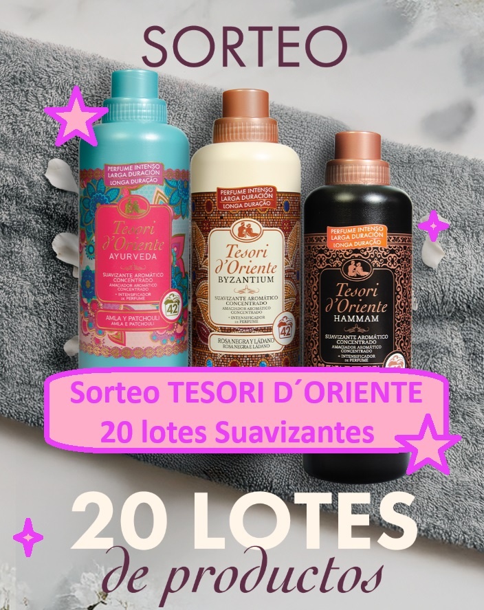 Sorteo TESORI D´ORIENTE 20 lotes Suavizantes