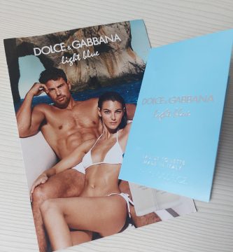 Muestra gratis de perfume dolce & Gabanna recibida.