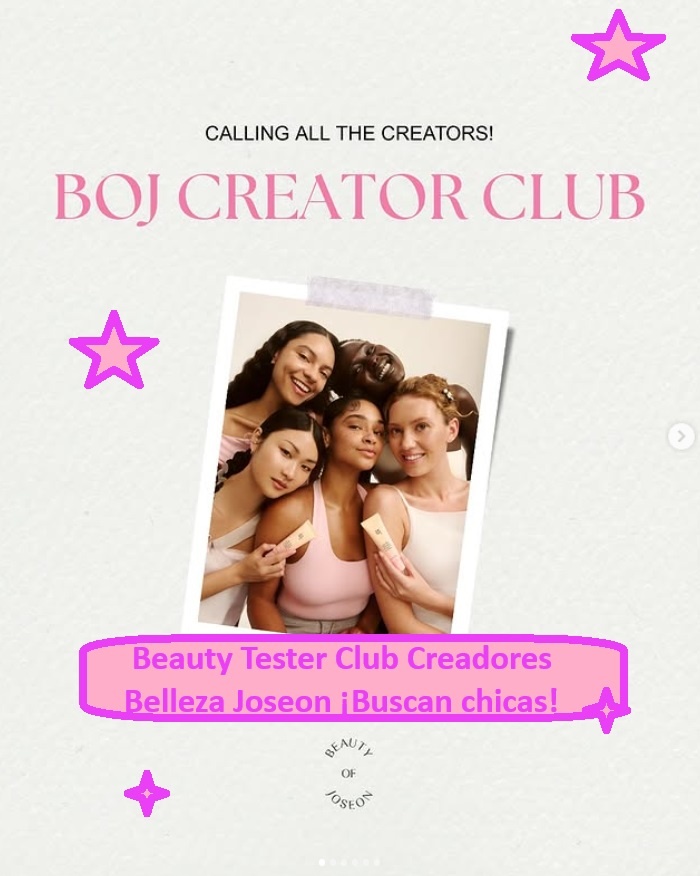 Beauty Tester Club Creadores de Contenido Joseon