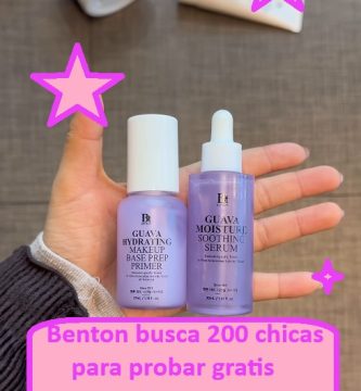 Benton busca 200 chicas para probar gratis BRILLO GUAYABA