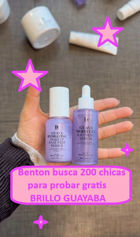 Benton busca 200 chicas para probar gratis BRILLO GUAYABA