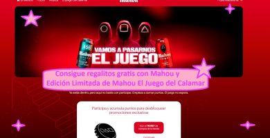 Consigue regalitos gratis con Mahou y El juego del calamar