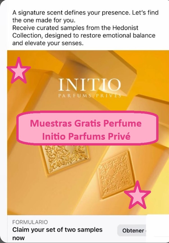 Muestras Gratis Perfume Initio Parfums Prive
