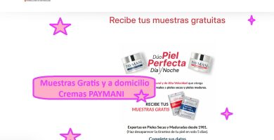 Muestras Gratis y a domicilio Cremas PAYMANI