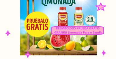 REEMBOLSOS PRUEBA GRATIS Granini Limonada