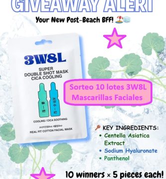 Sorteo 10 lotes 3W8L Mascarillas Faciales