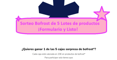 Sorteo Bofrost de 5 Lotes de productos