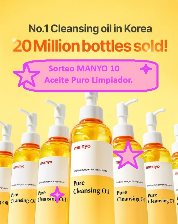 Sorteo MANYO 10 Aceite Puro Limpiador.