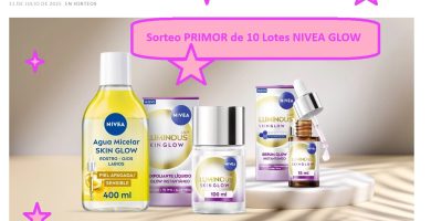 Sorteo PRIMOR de 10 Lotes NIVEA GLOW
