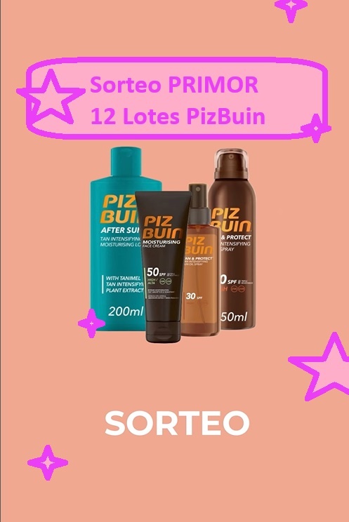 Sorteo PRIMOR de 12 lotes PizBuin