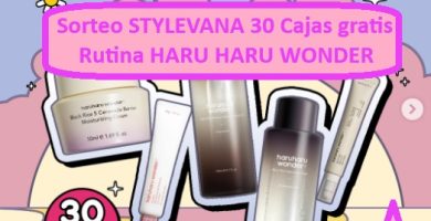 Sorteo STYLEVANA 30 Cajas gratis rutina haru haru wonder