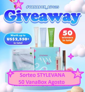 Sorteo STYLEVANA de 50 VanaBox Agosto