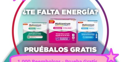 1.000 Reembolsos - Prueba Gratis Suplementos Multicentrum Energia