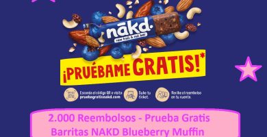 2.000 Reembolsos - Prueba Gratis Baritas NAKD