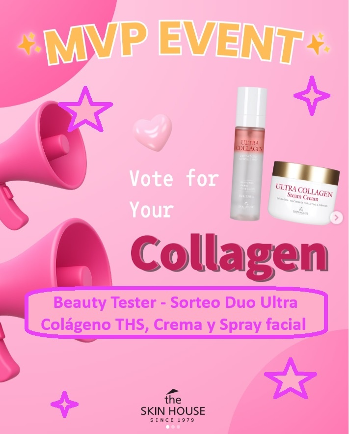 Beauty Tester Skin House - Sorteo Duo Ultra Colágeno Crema y Spray facial