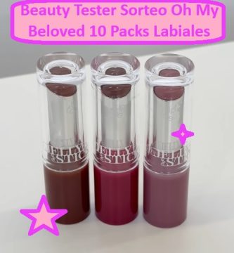 Beauty Tester Sorteo Oh My Beloved de 10 packs labiales triptoe
