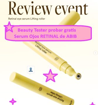 Beauty Tester probar gratis serum ojos retinal de abib global