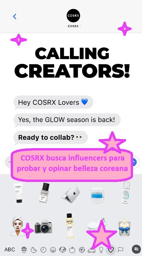 CSRX busca influencers probar gratis belleza coreana
