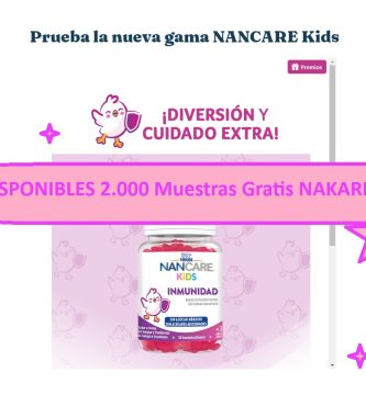 DISPONIBLES 2.000 Muestras Gratis NANKARE KIDS