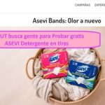 KUVUT busca gente para ptobar gratis Detergente Tiras Asevi