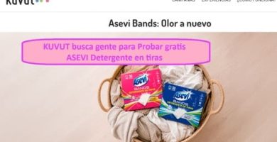KUVUT busca gente para ptobar gratis Detergente Tiras Asevi