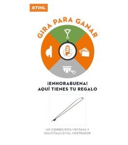 Llavero gratis con la promo recicla tus pilas con STIHL y regalo directo.