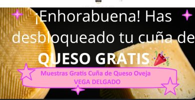 Muestras Gratis Cuña de Queso Oveja VEGA DELGADO