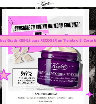 Muestras Gratis KIEHLS para RECOGER en Tienda o El Corte Inglés