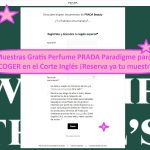 Muestras Gratis Perfume PRADA Paradigme para RECOGER en Corte Inglés
