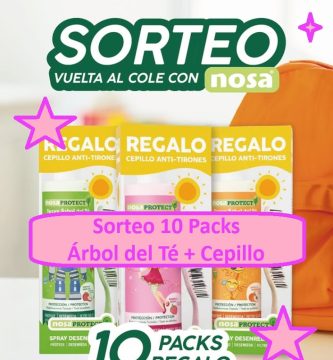 Sorteo 10 Packs Arbol del Té mas cepillo antipiojos