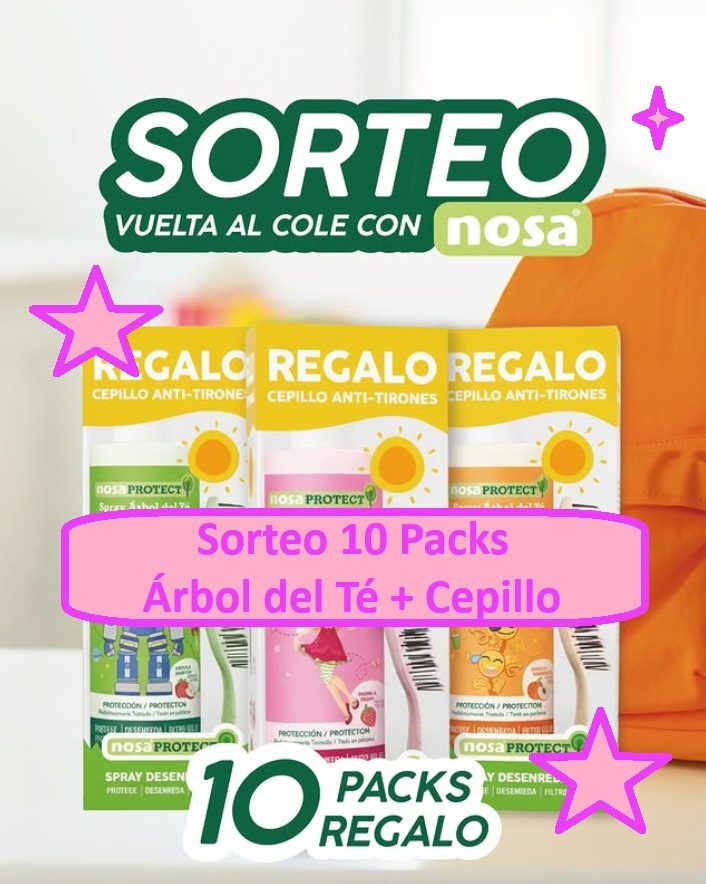 Sorteo 10 Packs Arbol del Té mas cepillo antipiojos