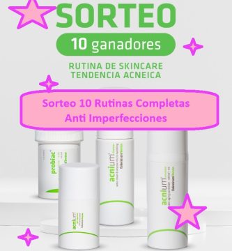 Sorteo 10 Rutinas Completas Anti Imperfecciones