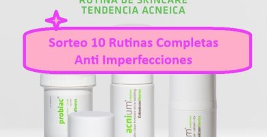 Sorteo 10 Rutinas Completas Anti Imperfecciones