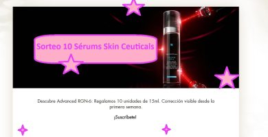 Sorteo 10 Sérums Skin Ceuticals