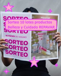 Sorteo 10 lotes productos REPAVAR