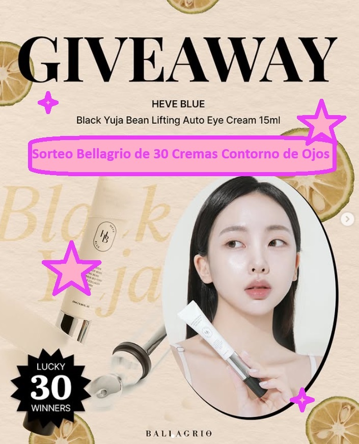 Sorteo Bellagrio de 30 Cremas Contorno de Ojos